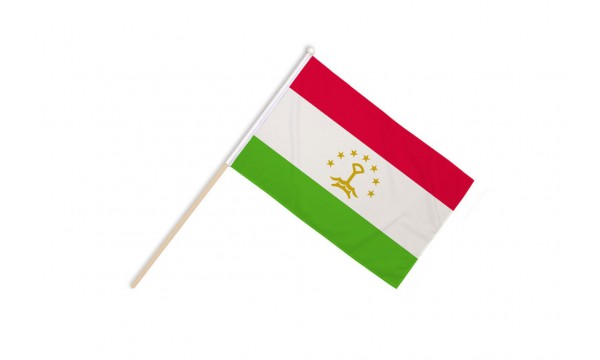 Tajikistan Hand Flags